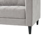 Metro 2-Piece Left-Facing Fabric Sectional with Chaise and Tufted Seat Cushions - Neutral | Sofa sectionnel de gauche Metro 2 pièces en tissu avec fauteuil long et coussins de siège capitonnés - neutre