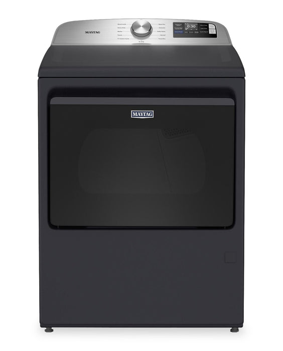 Laveuse intelligente à chargement par le haut de 6,0 pi³ et sécheuse électrique de 7,4 pi³ de Maytag - acier minuit
