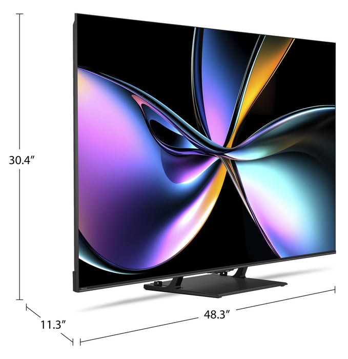 Téléviseur intelligent QLED à Mini DEL HISENSE U78QG UHD 4K de 55 po avec IA et Google TVMC (55U78QG) - modèle 2025