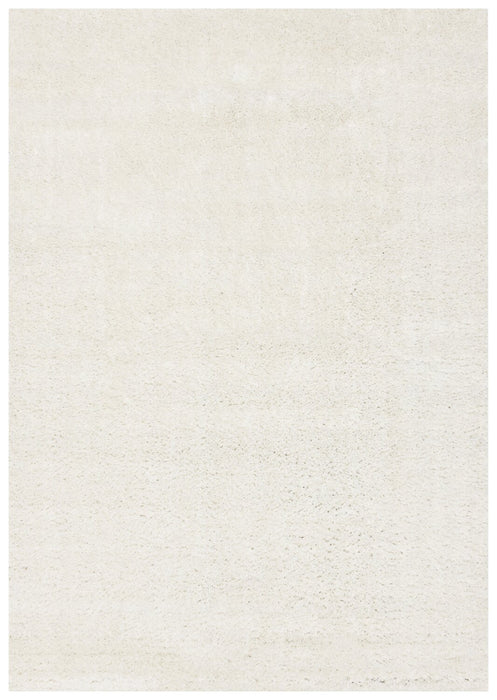 Carpette à poil long Pascal crème - 5 pi 3 po x 7 pi 7 po