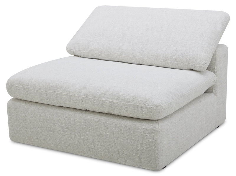 Sofa sectionnel à inclinaison électrique modulaire Sky 8 pièces en tissu avec coussins amovibles en duvet et plumes - blé Nathan