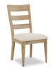 Aspen 6pc Dining Package with 80-104"Extension Table, Bench & 4 Chairs, Fabric - Natural | Ensemble de salle à manger Aspen 6 pièces avec table à rallonge, 80 po à 104 po, banc et 4 chaises en tissu - naturel