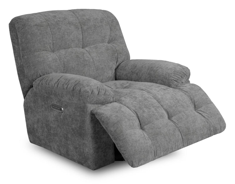 Fauteuil à inclinaison électrique Sway de 38,6 po avec bercement automatique - gris