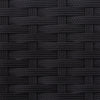 Arizona Outdoor Patio Chair - Hand-Woven Resin Wicker, UV & Weather Resistant - Black | Chaise Arizona pour la terrasse à l’extérieur - osier en résine tressé à la main, résistante aux rayons UV et aux intempéries - noire