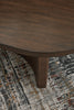 Barlow 52” Solid Wood Mid-Century Modern Coffee Table - Brown | Table à café Barlow de 52 po de style moderne du milieu du 20e siècle en bois massif - brune