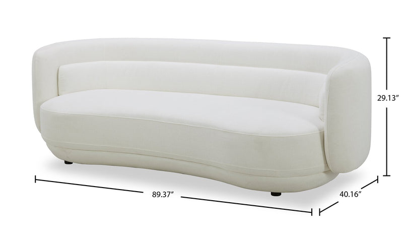 Sofa Davvero - ivoire