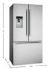 Bosch 21.6 Cu. Ft. French-Door Bottom Mount Refrigerator - Stainless Steel - B36CD52SNS | Réfrigérateur Bosch de 21,6 pi³ à portes françaises à congélateur inférieur - Acier inoxydable - B36CD52SNS