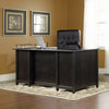 Edge Water 65.12" Executive Desk with 4 Drawers - Estate Black | Bureau président Edge Water de 65,12 po à 4 tiroirs - noir Estate