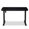 Metro 47.24” Height-Adjustable Office Desk with Storage and USB Ports - Black | Bureau Metro de 47,24 po à hauteur réglable avec rangement et ports USB - noir