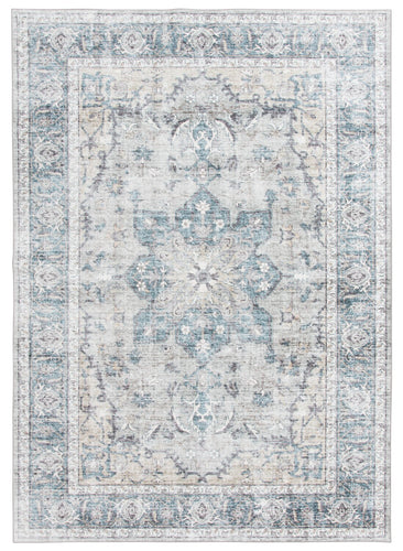  Carpette Melis grise lavable - 5 pi x 7 pi