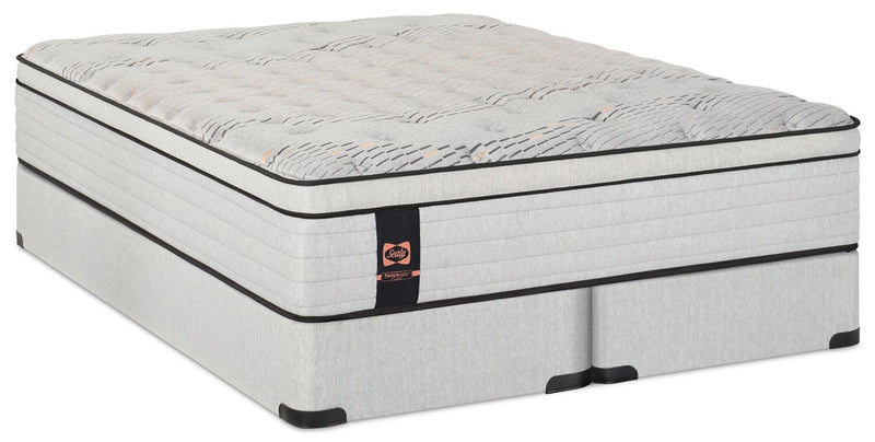 Ensemble Matelas moelleux à Euro-plateau Alora PosturepedicMD Plus de Sealy pour très grand lit