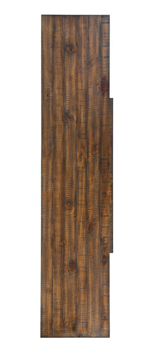 Meuble pour téléviseur traditionnel Wesley de 80 po avec rangement et système de gestion des câbles pour téléviseurs jusqu’à 85 po - muscade grillée