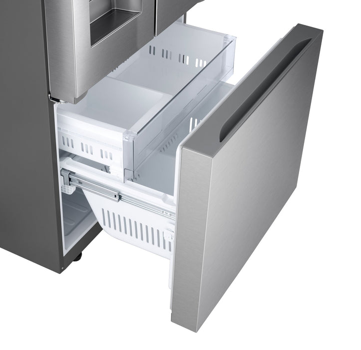 Réfrigérateur LG de 33 po et de 25 pi³ à portes françaises avec machine à glaçons double - acier inoxydable - LF25S6330S