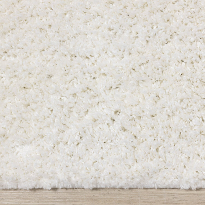 Carpette à poil long Pascal crème - 5 pi 3 po x 7 pi 7 po
