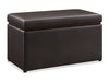 Edmonton 32" Faux Leather Storage Ottoman - Espresso | Pouf de rangement Edmonton de 32 po en similicuir - espresso