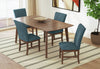 Rain Dining Chair with Cushion Fabric Seat & Back – Blue | Chaise de salle à manger Rain avec siège et dossier rembourrés en tissu - bleue
