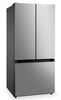 Midea 30" 18.4 Cu. Ft. French-Door Refrigerator - Stainless Steel - MRF18B4AST | Réfrigérateur Midea de 18,4 pi³ et de 30 po à portes françaises - acier inoxydable - MRF18B4AST | MRF18B4A