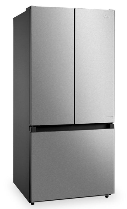 Réfrigérateur Midea de 18,4 pi³ et de 30 po à portes françaises - acier inoxydable - MRF18B4AST