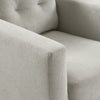 Cosmo 34" Fabric Chair with Tufted Back Cushion - Grey | Fauteuil Cosmo de 34 po en tissu avec coussin de dossier capitonné - gris