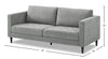 Metro 78" Fabric Sofa with Tufted Seat Cushions and Reversible Back Cushions - Grey | Sofa Metro de 78 po en tissu avec coussins de siège capitonnés et coussins de dossier réversibles - gris