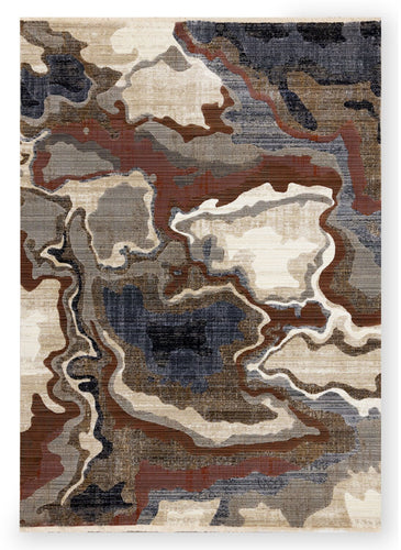  Carpette Janey multicolore - 7 pi 10 po x 10 pi 2 po