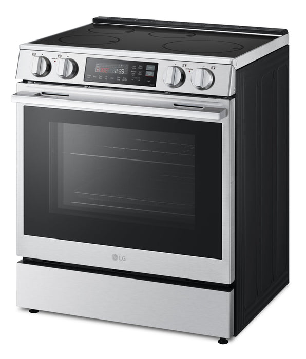 Cuisinière induction encastrée intelligente LG de 6,3 pi3 avec friture à air - LSIL6334XE