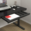 Metro 47.24” Height-Adjustable Office Desk with Storage and USB Ports - Black | Bureau Metro de 47,24 po à hauteur réglable avec rangement et ports USB - noir