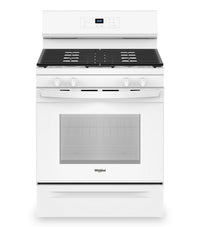 Cuisinière à gaz Whirlpool de 5,3 pi³ et de 30 po avec brûleur SpeedHeatMC - WFGS3530RW