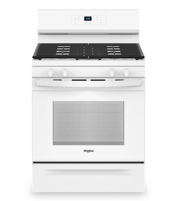 Cuisinière à gaz Whirlpool de 5,3 pi³ et de 30 po avec brûleur SpeedHeatMC - WFGS3530RW