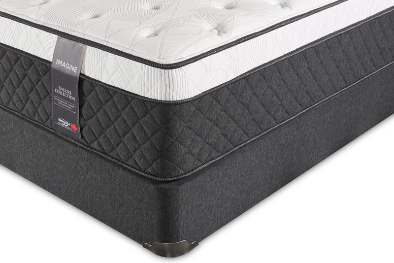 Ensemble matelas moelleux à Euro-plateau Encore Imagine de Springwall pour lit simple 