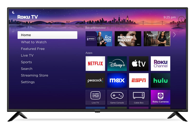 Téléviseur intelligent Magnavox Ultra HD 4K de 55 po avec Roku TVMC