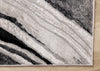 Plasma Black Grey Area Rug - 7'10" x 10'6" | Carpette Plasma gris et noir - 7 pi 10 po x 10 pi 6 po