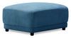 Voyage Modular Fabric Ottoman – Blue | Pouf modulaire Voyage en tissu - bleu