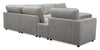Voyage Modular 7-Piece Right-Facing Fabric Sectional with Console and Removable Back Cushions – Taupe | Sofa sectionnel modulaire de droite Voyage 7 pièces en tissu avec console et coussins de dossier amovibles - taupe