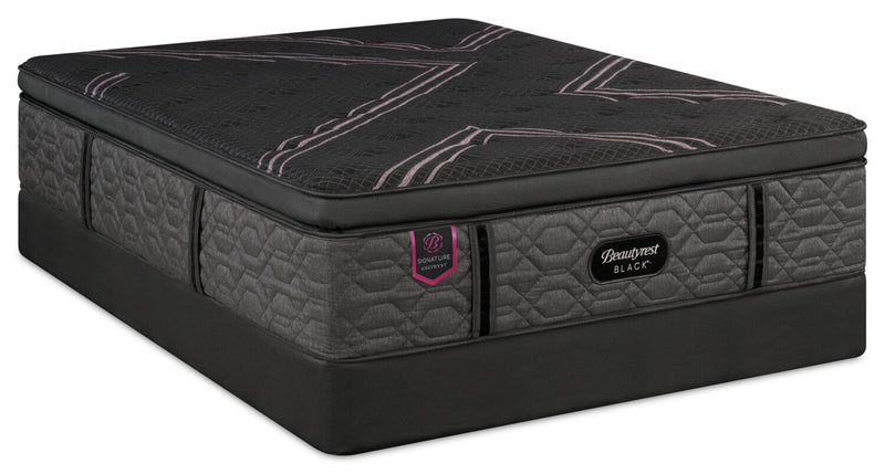 Ensemble Matelas à Euro-plateau Amethyst Signature de Beautyrest BlackMD pour grand lit