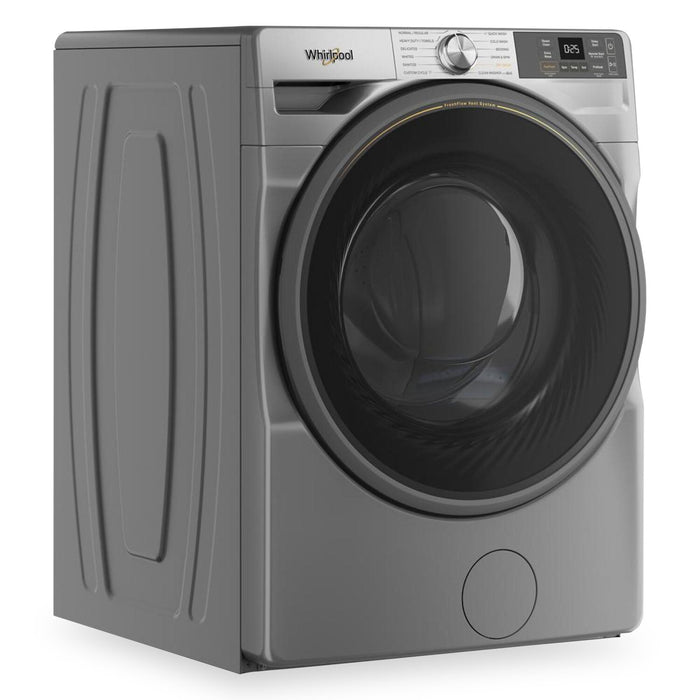Laveuse intelligente Whirlpool à chargement frontal de 5,2 pi³ avec système de ventilation FreshFlowMC - argenté radieux - WFW5720RR