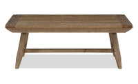 Table à café rustique Cedar de 48 po - Brun