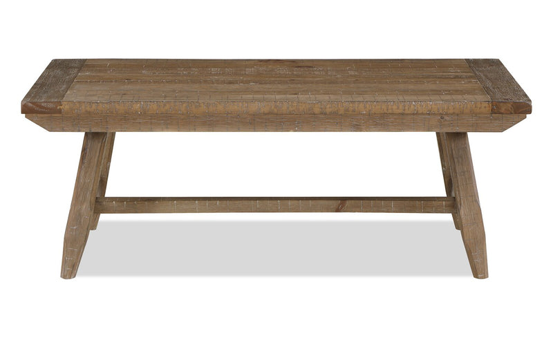 Table à café rustique Cedar de 48 po - brun