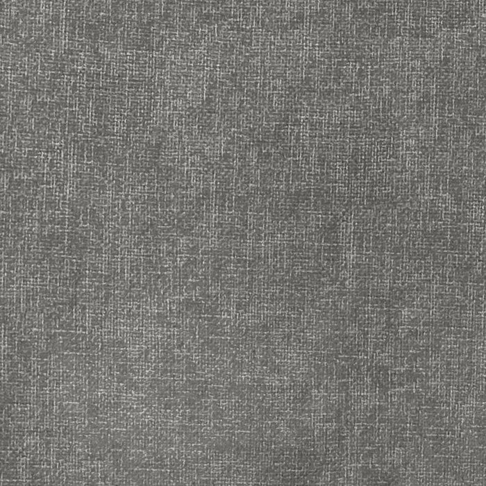 Chaise de salle à manger Rain avec siège et dossier rembourrés en tissu - grise