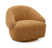 Fauteuil d’appoint pivotant Villa - moutarde