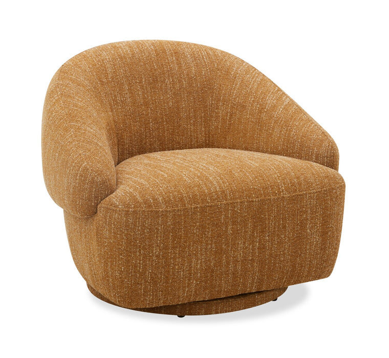 Fauteuil d’appoint pivotant Villa - moutarde
