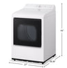 LG 7.3 Cu. Ft. Electric Dryer with AI Sensing and ThinQ® - Alpine White - DLE8200CW | Sécheuse électrique LG de 7,3 pi³ avec détection IA et ThinQMD - blanc alpin - DLE8200CW | DLE8200W