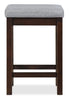 Noah 60” Modern Dinette with 3 Counter-Height Stools and USB Ports - Espresso | Coin-repas moderne Noah de 60 po avec 3 tabourets de hauteur comptoir et ports USB - espresso