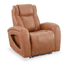 Shaquille O’Neal Home Titan 42" Genuine Leather Power Reclining Chair with Shaq-o-pedic Comfort – Earth  | Fauteuil à inclinaison électrique Titan de Shaquille O’Neal Home de 42 po en cuir véritable avec confort Shaq-o-pedic - terre
