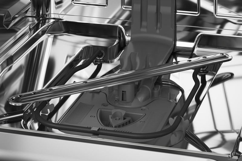 Lave-vaisselle KitchenAid de 24 po et de 44 dBA et troisième panier 360° Max JetsMC - acier inoxydable avec fini PrintShieldMC - KDPS724SPS