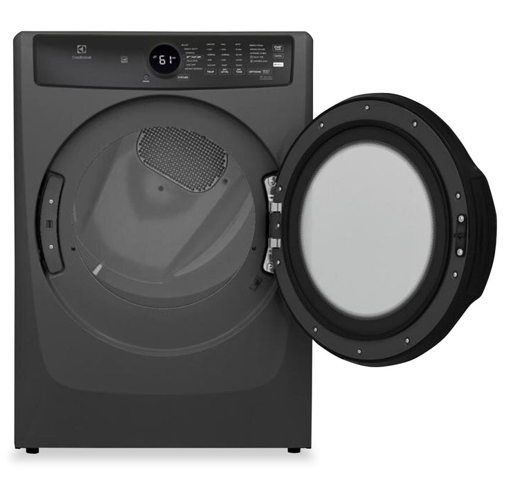 Sécheuse électrique Electrolux de 8 pi3 – Titane - superposable - ELFE743CAG