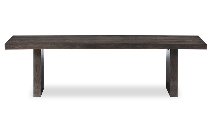Ensemble de salle à manger Zelda 7 pièces avec table de 78 po à 96 po (L) et 6 chaises - blanc et brun espresso