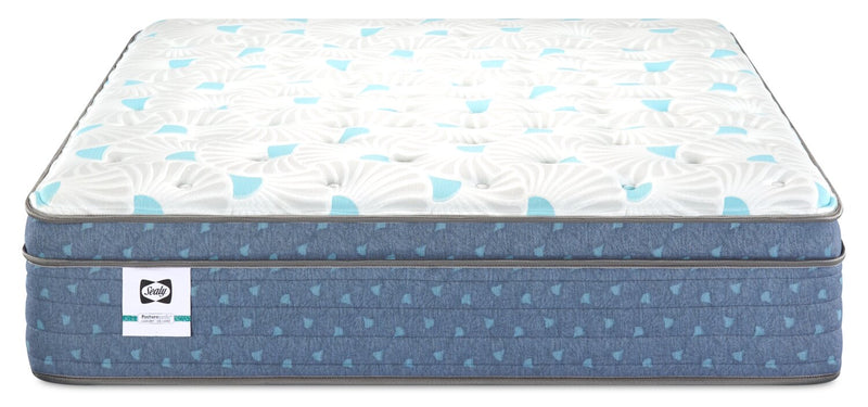 Matelas à Euro-plateau Mykonos Resort Luxury Posturepedic Crown Jewel de Sealy pour très grand lit