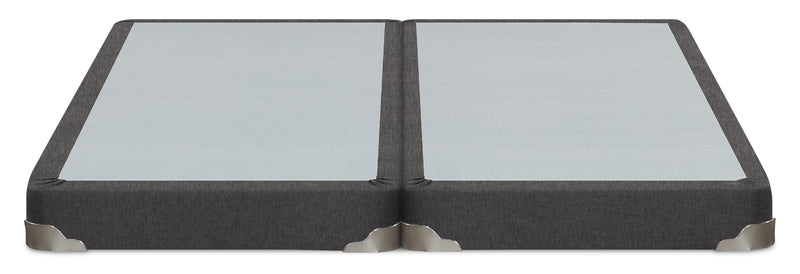 Ensemble sommier divisé à profil bas Springwall Advance pour grand lit - gris
