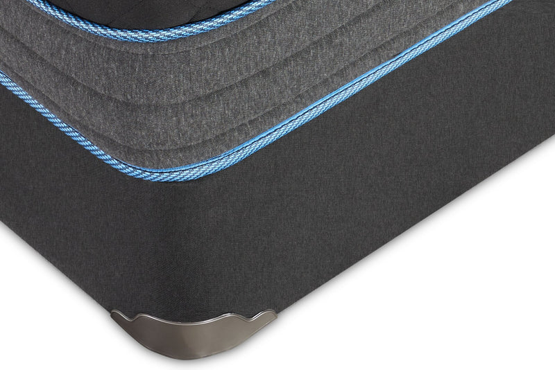 Sommier à profil bas Springwall Advance pour grand lit - gris
